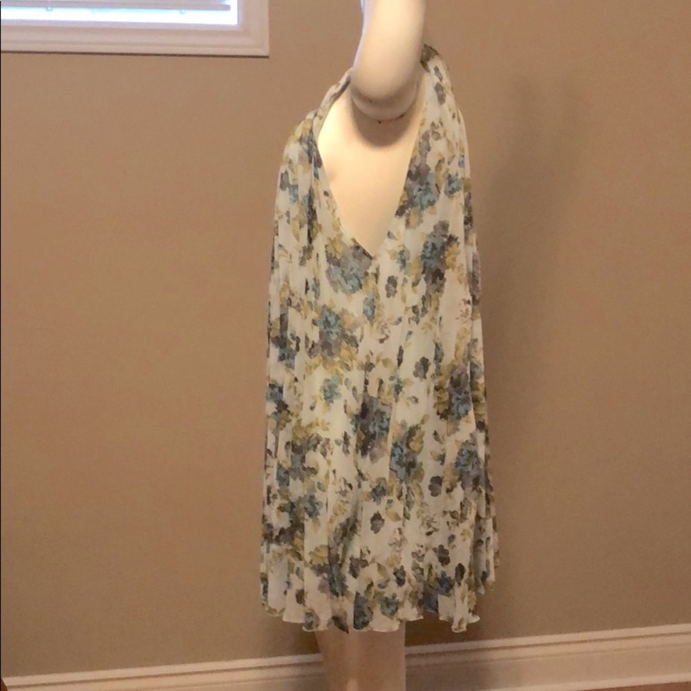💕Free People - NWOT Pleated Mini Tent Dress (S) - Picture 4 of 8